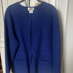 Royal Blue sophisticated sweater jacket